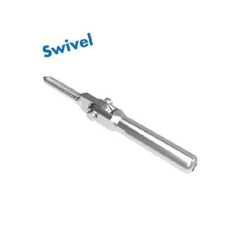 SWAGELESS TERMINAL WITH LAG BOLT