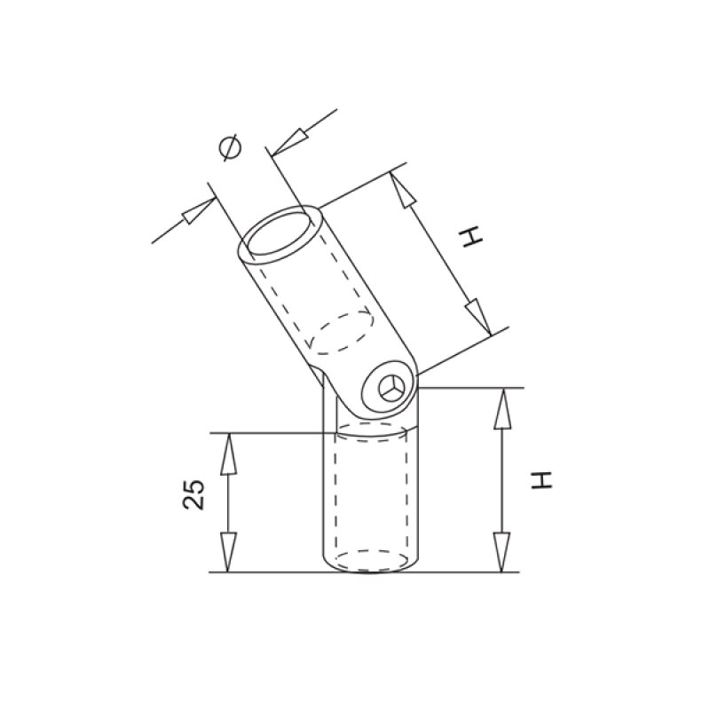 Adjustable Bar Connector